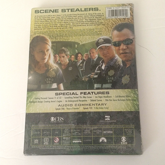 Sealed CSI Crime Scene Investigation Complete Eleventh 11th Season DVD - Picture 2 of 5
